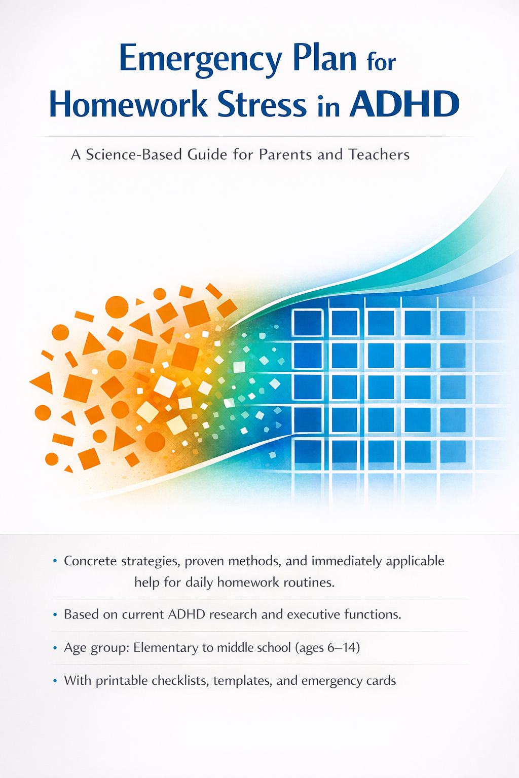 ADHD Homework Emergency Plan